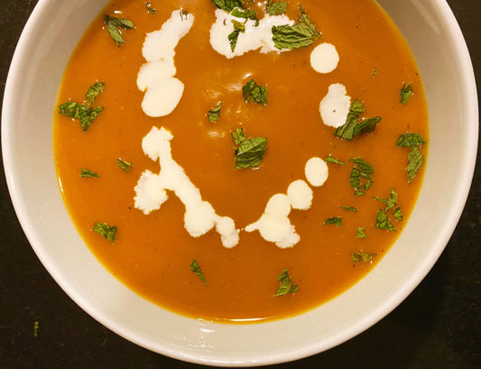 Berbere Spiced Pumpkin Soup Duba Zigni