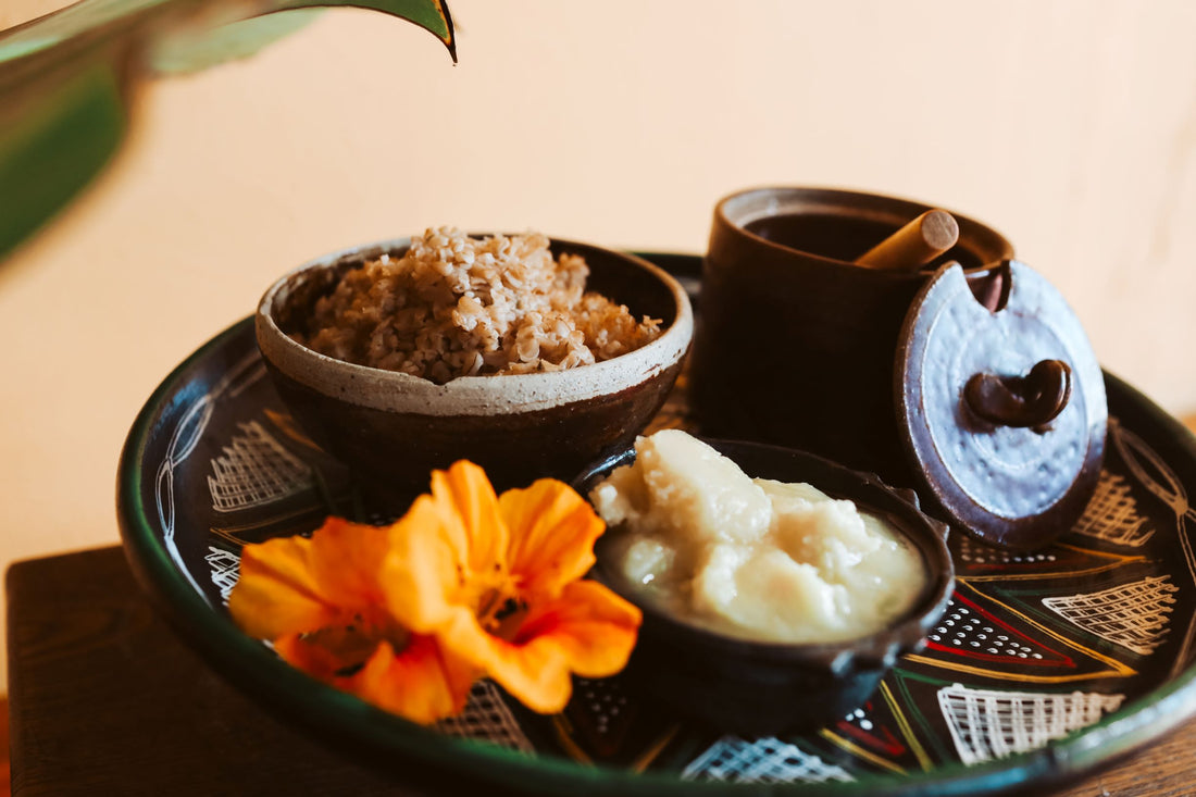 Traditional Ethiopian Kinche, cracked wheat
