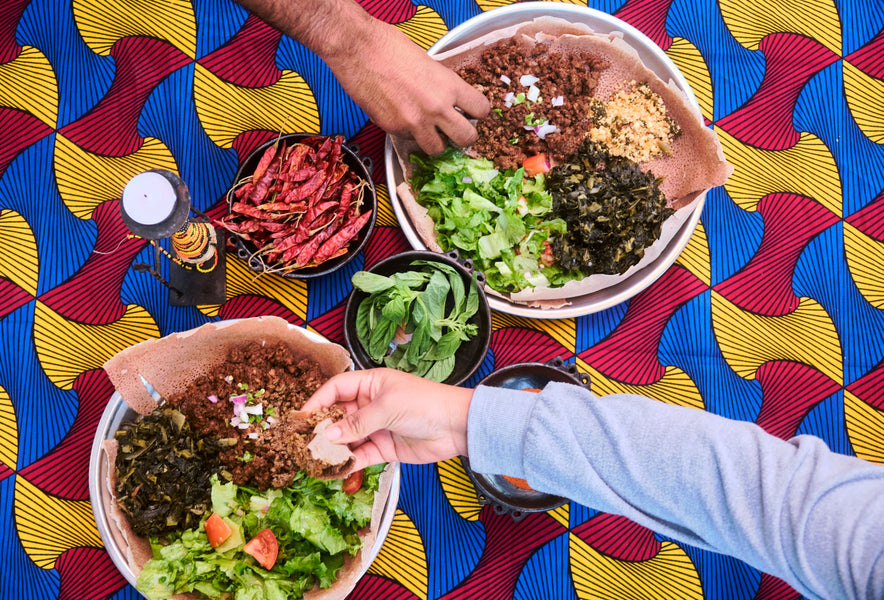 Traditional or Vegan Kitfo (Ethiopian-style Beef Tartare)