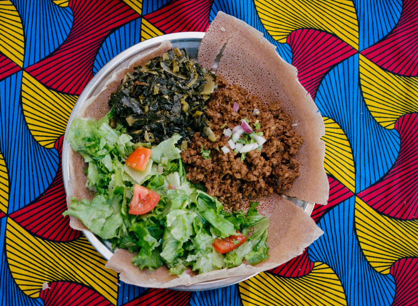 Kitfo Leb-Leb served with Mitmita