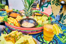 Load image into Gallery viewer, Juice made with Mitmita, ginger, lemon, pineapple, and orange

